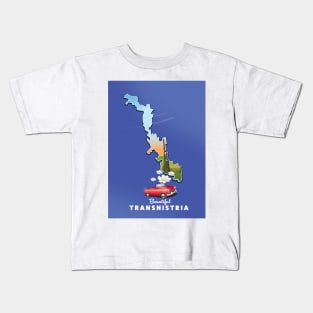 Transnistria map Kids T-Shirt